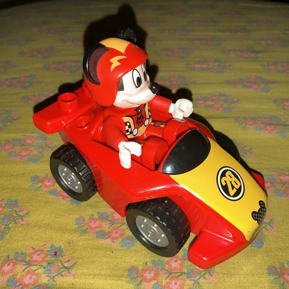 Lego Duplo Disney Mickey Mouse  & Race Car Minifigure  Mini Figure Set